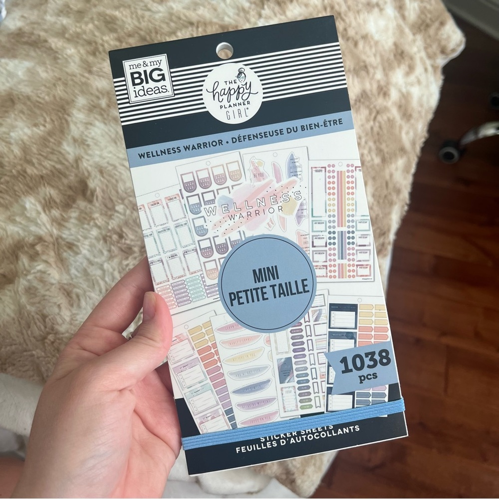 The Happy Planner Wellness Warrior Mini Sticker Book